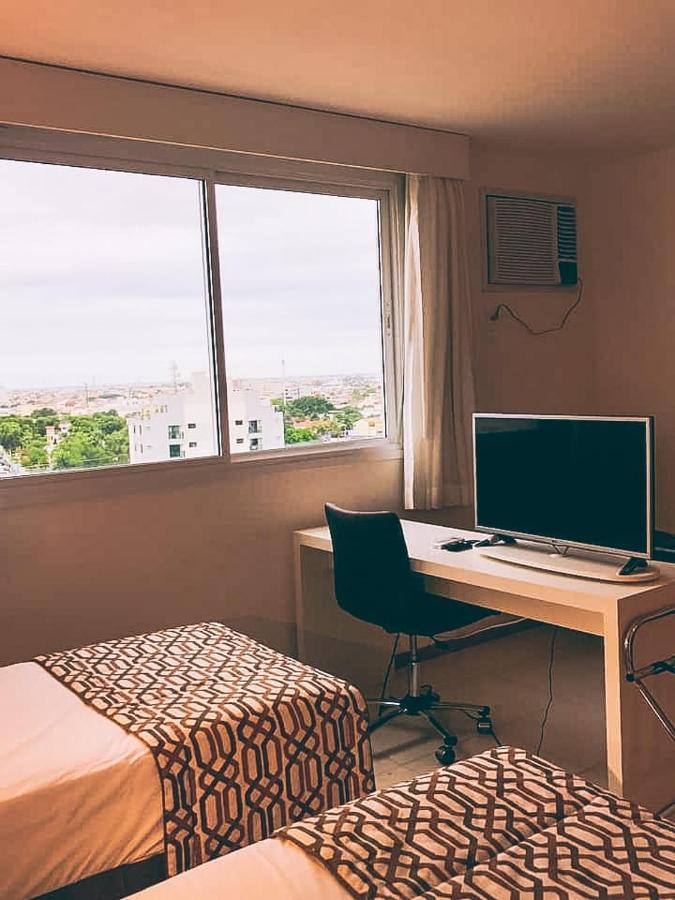 Elegante Flat No Centro Da Cidade - 30M² 캄푸스 두스 고이타카지스 외부 사진