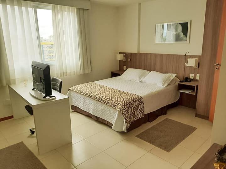 Elegante Flat No Centro Da Cidade - 30M² 캄푸스 두스 고이타카지스 외부 사진
